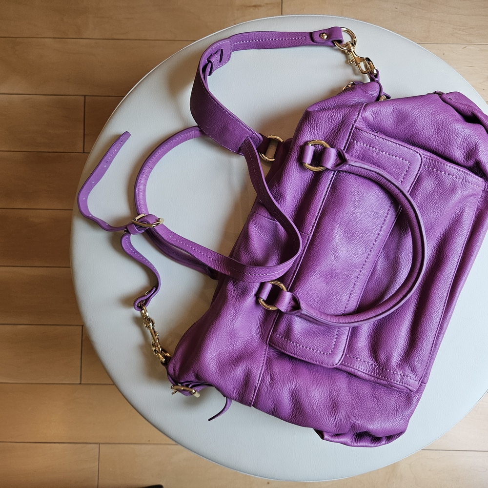J. Crew Lavender Leather Women's Bag